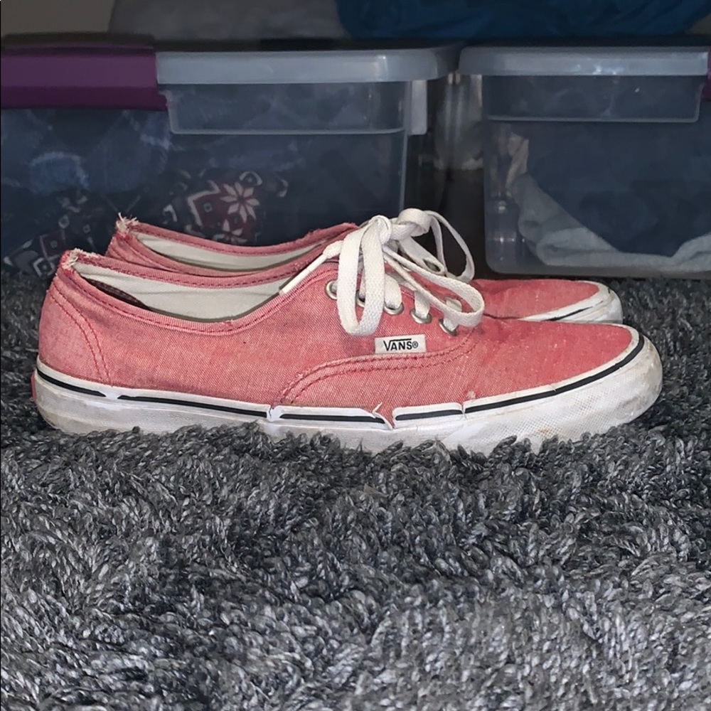 Red/pink vans